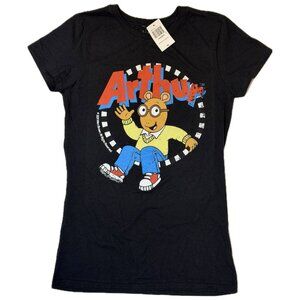 NEW Arthur Logo Juniors Girls Size Small T-Shirt